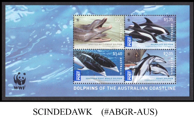 Australia - 2009 Dolphins Of The Australian Coastline / Wwf / Fish - Min/Sht Mnh