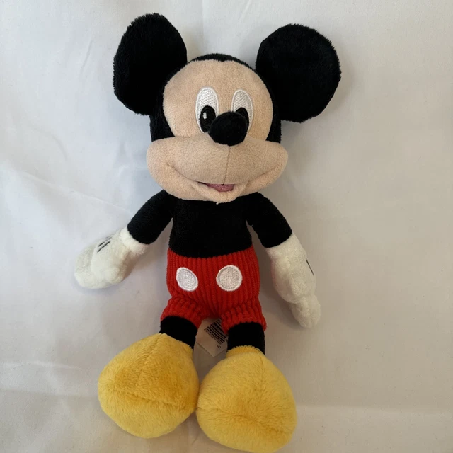 DISNEY JUNIOR MICKEY Mouse Plush Soft Toy 10 Clubhouse Red Corduroy 