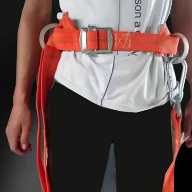 2 Gears Tree Climbing Spike Set Safety Adjustable Belt Lanyard Rope Rescue Belts