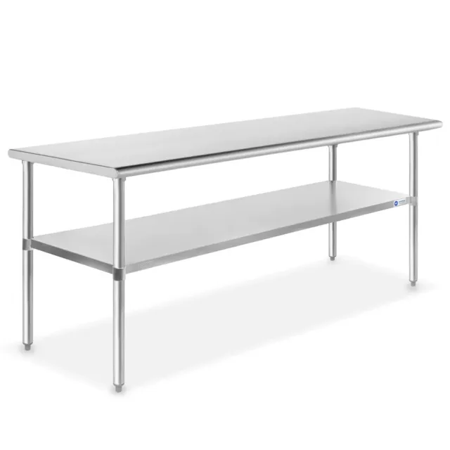 72 x 24 Inch NSF Stainless Steel Prep Table
