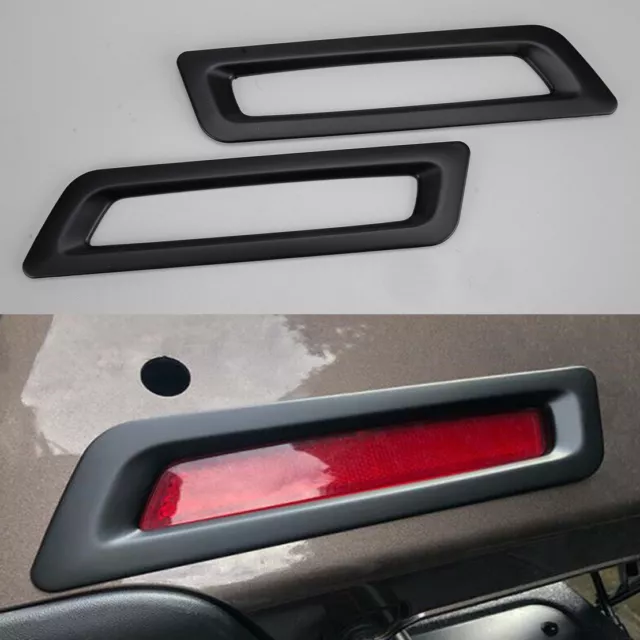 Matte Black Rear Fog Lamp Bumper Light Cover Trim Fit for GWM Cannon Ute 20-22