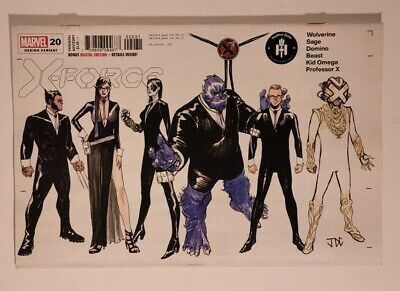 X-Force #20 Character Design Variant (2021) NM Marvel Comics 1st Print