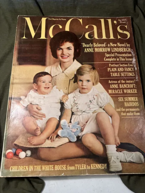McCalls Magazine - May 1962.  Anne Morrow Lindbergh, Kennedy Children, Etc