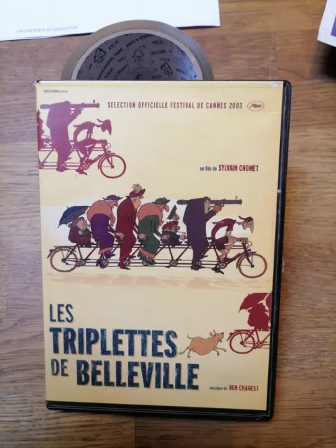 DVD : DVD "LES TRIPLETTES DE BELLEVILLE" dessin anime de Sylvain CHOMET