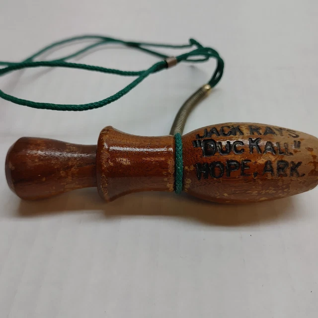 Vintage - Jack Ray's "DucKall" Duck Call - Stamped on Barrel Duc Kall Hope Ark Vintage - Jack Ray's "DucKall" Duck Call - Stamped on Barrel Duc Kall Hope Ark