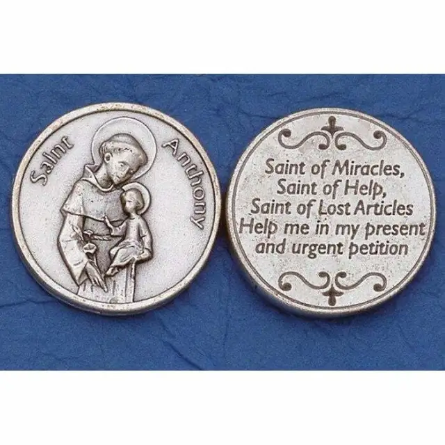 St. Anthony - Pray to Saint Pocket Coin