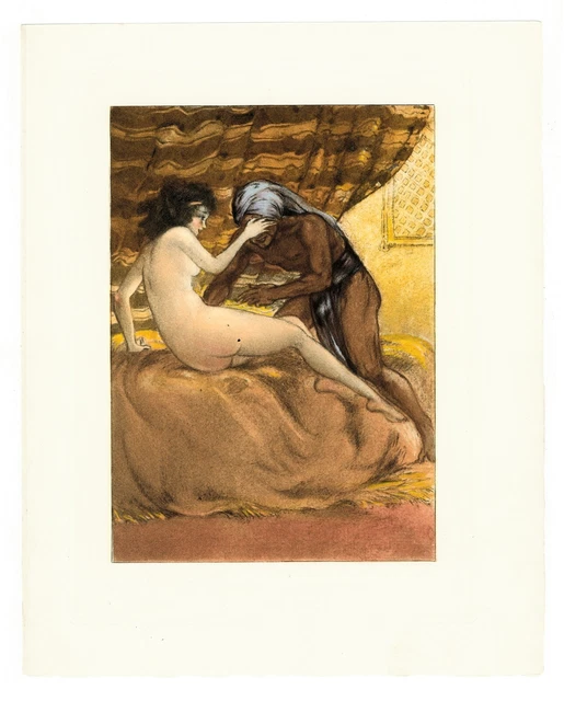 Estampe Originale Louis Icart 1935 - Eau-forte En Couleurs - Tirage 1/440 Sur Vélin - Parfait état