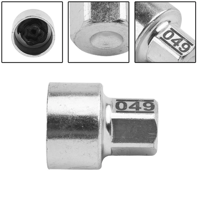 Clé De Démontage Pour Écrous Antivol De Roue BMW - Modèle #044 Avec 4 Boulons M14x1.25