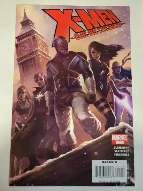 X-Men Die By The Sword #1 2 3 4 5 Complete Marvel 2007 Series 9.4 Near Mint