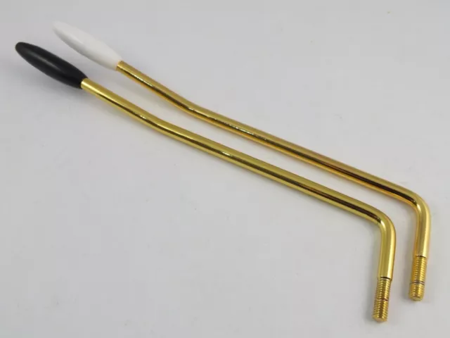 GOLD TREMOLO ARM WHAMMY BAR 5mm Thread fits USA/Mex/Yamaha in 2 Colours of Tip