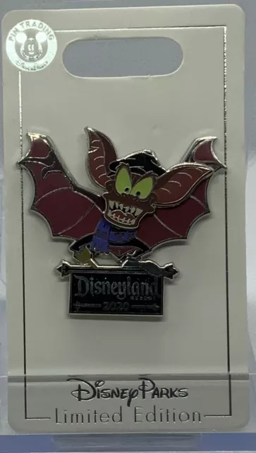 Disney Bat Day 2020 Fidget The Great Mouse Detective Disneyland Halloween Pin LE