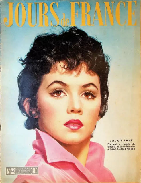 Jours De France April 7 1955 Jackie Lane Saigon Insurrection Fußball