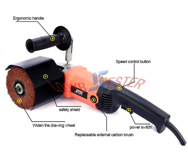 NEW 220V Stainless Steel Wire Drawing Machine Grade Mini - HandType