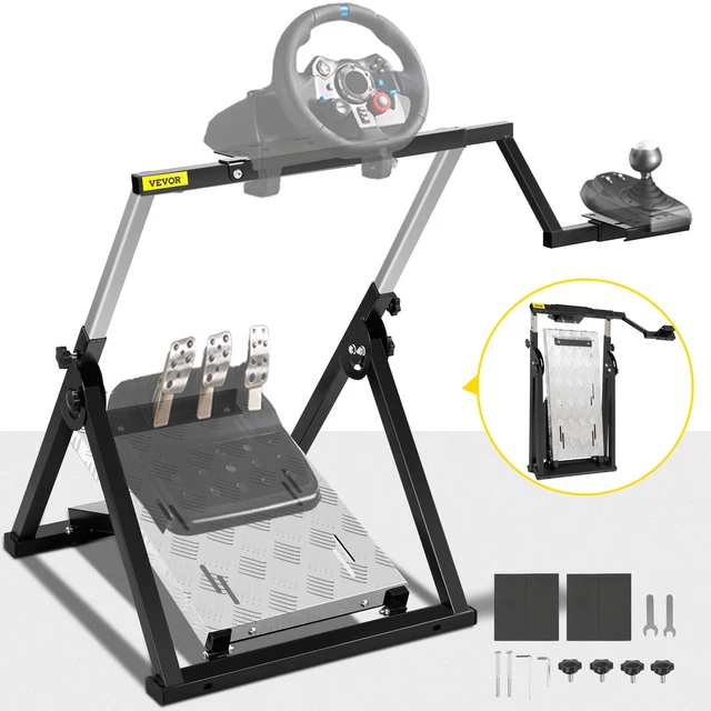 VEVOR RACING SIMULATOR Steering Wheel Stand V2 For Logitech G27 Black