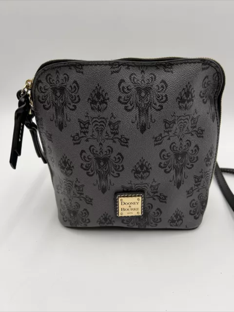 DOONEY & BOURKE x DISNEY PARKS Haunted Mansion Crossbody Purse Bag Gray/Black