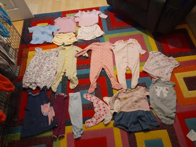 pacchetto vestiti bambine usati 9-12 mesi