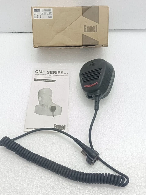 Lot of 3 pcs Entel CMP750  Submersible Remote Speaker Microphone free delivery