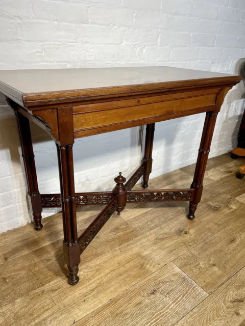Antique Chippendale Mahogany Folding Card Table , Hall Table .Delivery Available