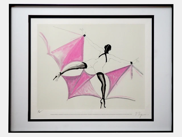 Tomi UNGERER - Sérigraphie signée et numérotée - L'envolée de la Strasbourg.