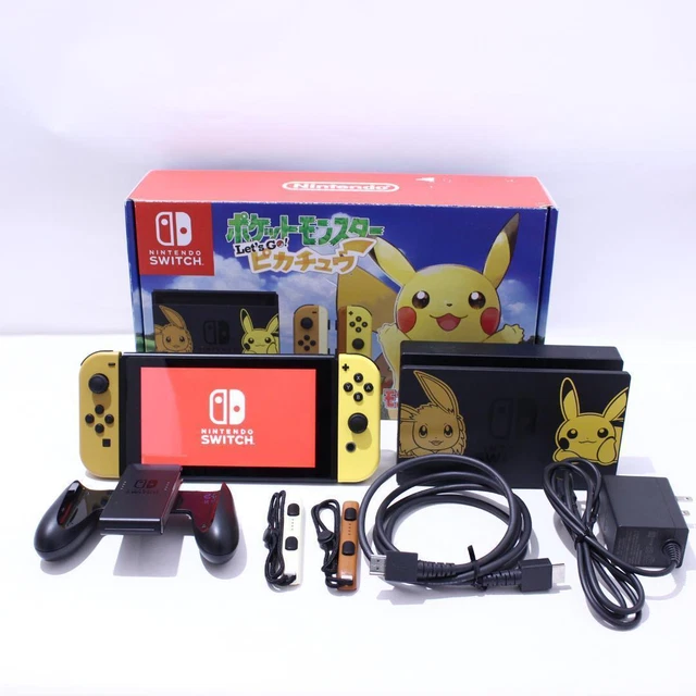 PIKACHU & EEVEE Edition System Pokemon Let's Go Nintendo Switch Console