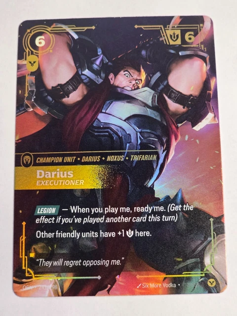 DARIUS EXECUTIONER - FOIL - Riftbound Origins - League of Legends $6.73 ...