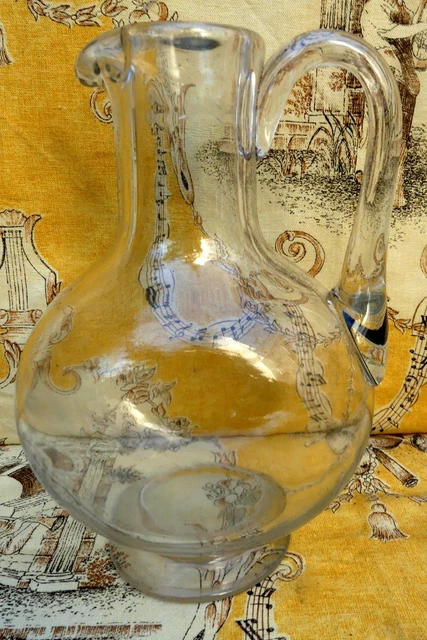 Collier Ancien Début XIXe Siècle - Perles En Verre Soufflé Et Motifs En Or 18kt - Ras Du Cou