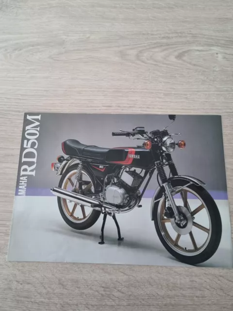 Brochure prospectus Catalogue Yamaha RD 50 M  1980