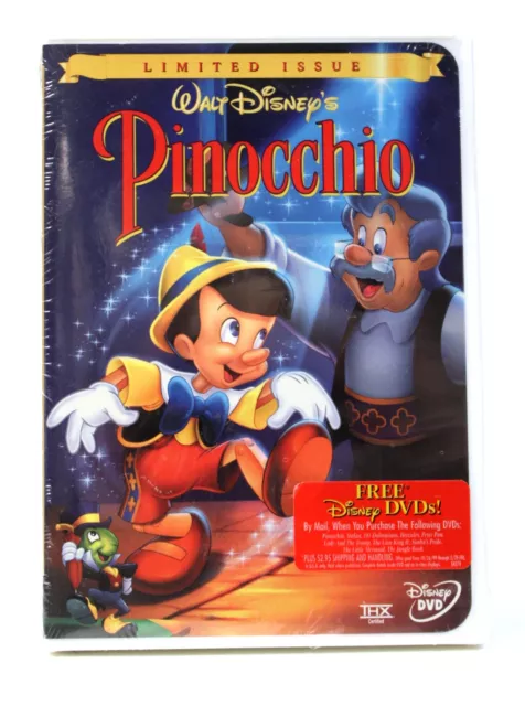 Pinocchio (DVD, 1999, Limited Issue)