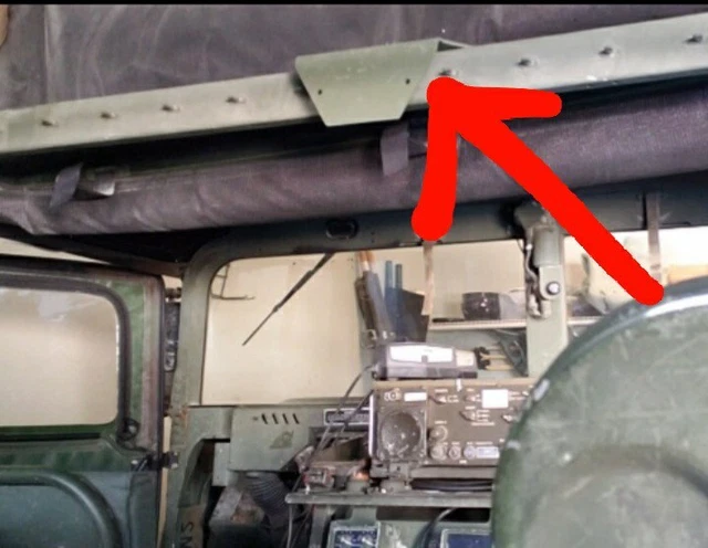 HMMWV Mount For Single VIC-1 & VIC-3 Intercom Crew Box Military Humvee M998 M923