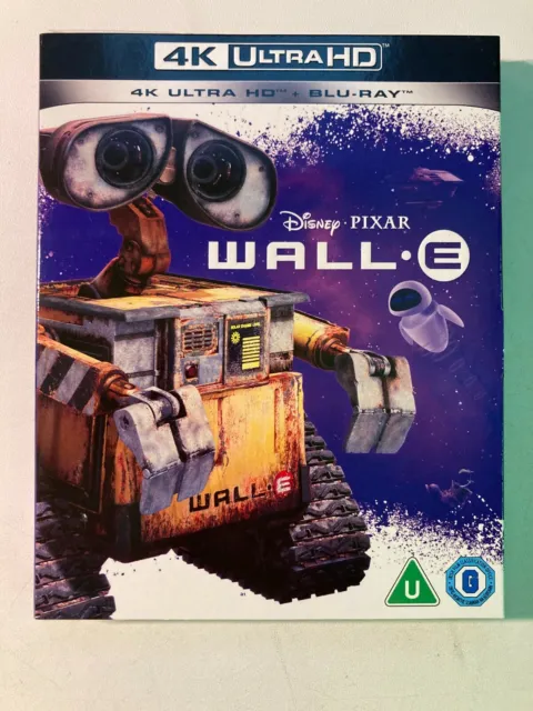 Wall-E w/ Slipcover (4K UHD + Blu-ray, 2 Discs, Disney, Region Free) *BRAND NEW*