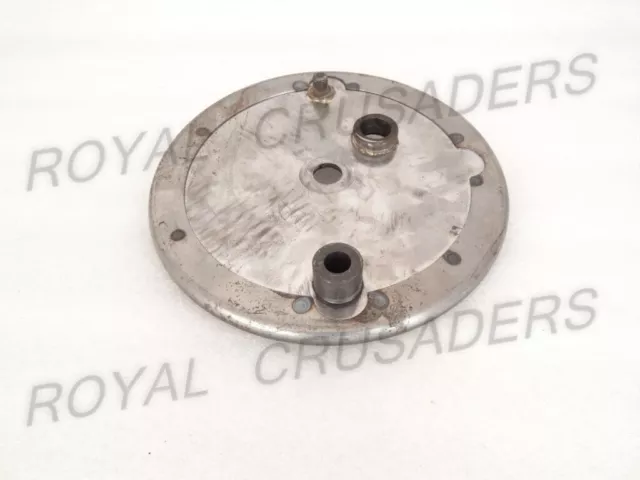 New Triumph 3Hw Front Brake Drum Plate (Reproduction)