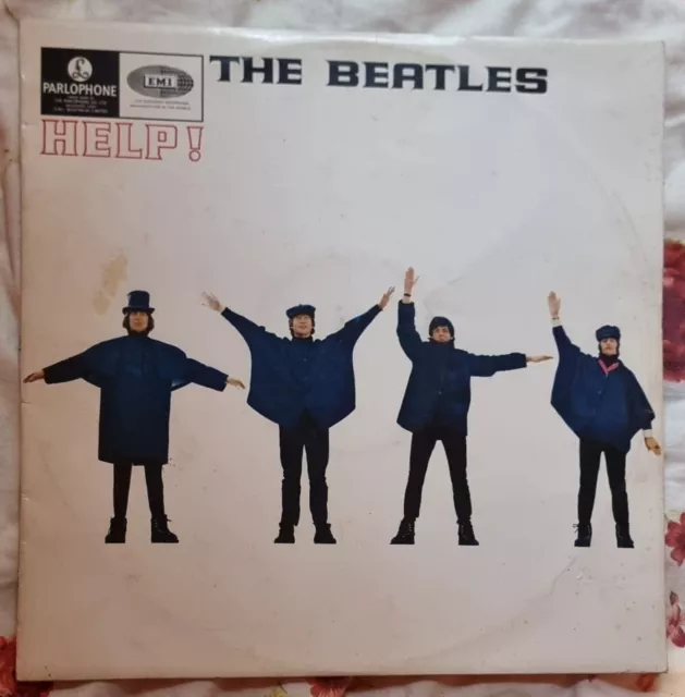 The Beatles Help Australian Pressing Parlophone Yellow Black Mono 1965 RARE