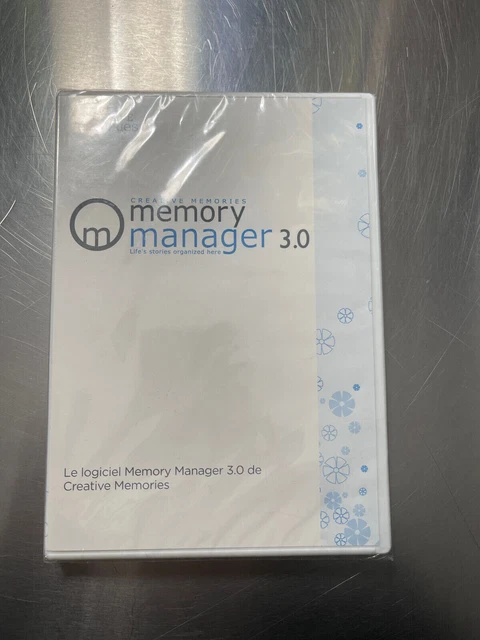 Organizador de fotos Memory Manager 3.0 software de álbum de recortes nuevo en plástico