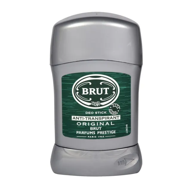 BRUT Original Anti Perspirant Stick Déodorant pour Hommes et Femmes 50ml