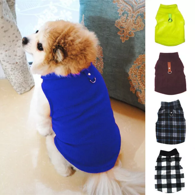 Gilet polaire chaud pour chien et chat, vêtements, manteau, t-shirt pour...