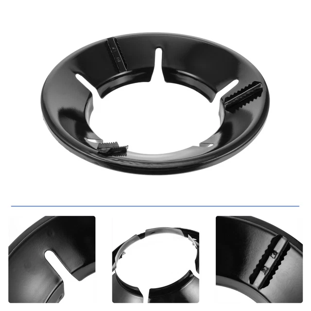Soporte para estufa de gas parabrisas placa Wok
