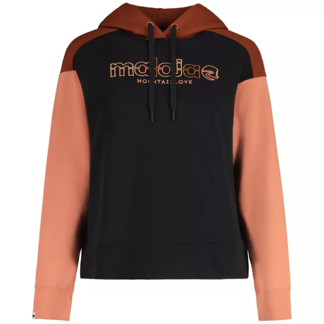 Maloja RingelblumeM. Organic Sweat Hoody Damen-Pullover Kapuzenpullover Schwarz