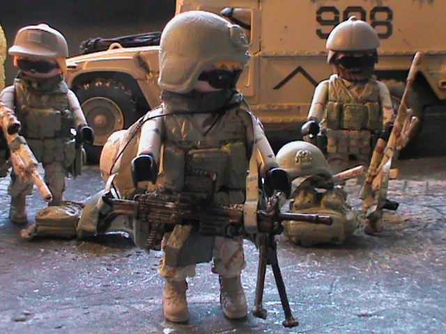 PLAYMOBIL CUSTOM PILOTE Hélicoptère Cobra (IRAK-2004) Réf-0191 Bis EUR 34,71 - FR