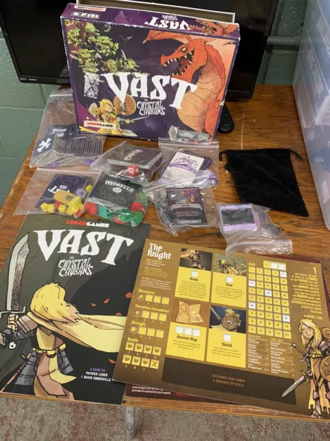 Vast: The Crystal Caverns (Board Game, 2017) Leder Games base original