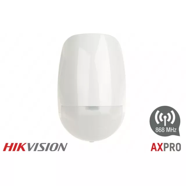 SENSORE PIR INFRAROSSO PET IMMUNE WIRELESS 868 MHz HIKVISION AX PRO