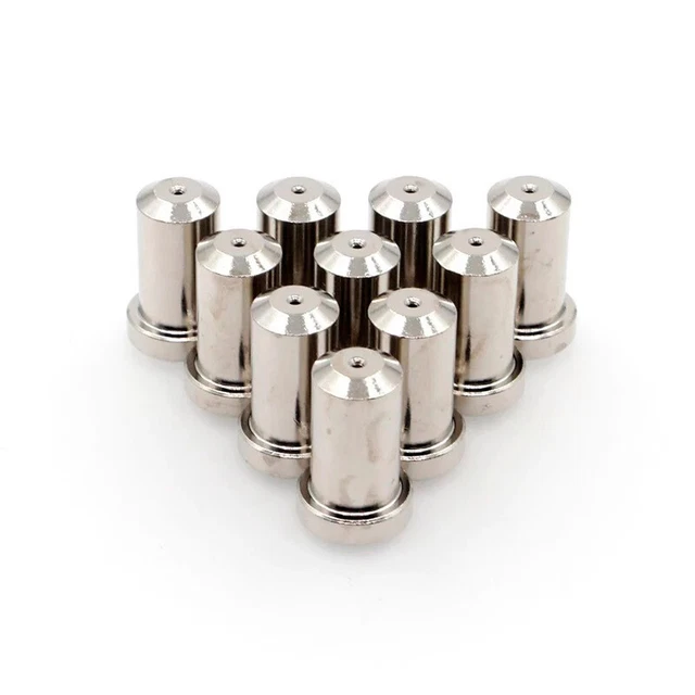 10pcs Plasma Cutter Nozzles Tip 80A 33418 for PT-23 PT-27 Plasma cutting torch