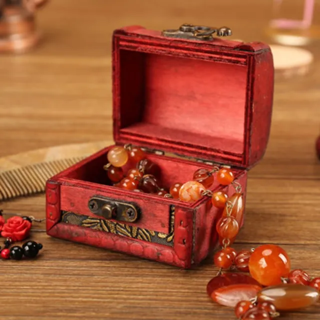 Handgefertigte Holzschmuckbox ideal für Ihre Ohrringe Armbänder und Ringe