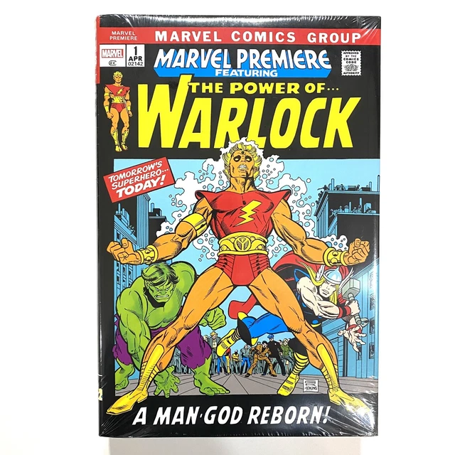Adam Warlock Omnibus Marvel New Sealed DM Variant Hardcover FAST SAFE SHIPPING