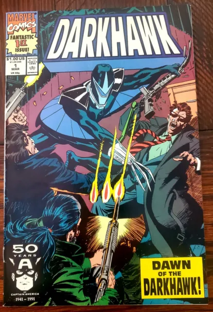 DARKHAWK 1  1st appearance & Origin  Marvel 1991 Tom Defalco CGC Ready Key