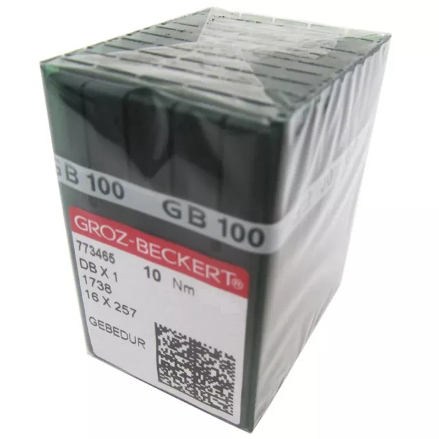 100 Groz-Beckert Dbx1 Gebedur Titanium Needles For Juki Ddl-555,5530,5550,8700