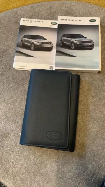 Range Rover Velar Owners Manual And Handbook