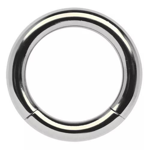 Titan Intimate Ear Piercing Jewelry Smooth Segment Ring IN 4,0mm With Clasp