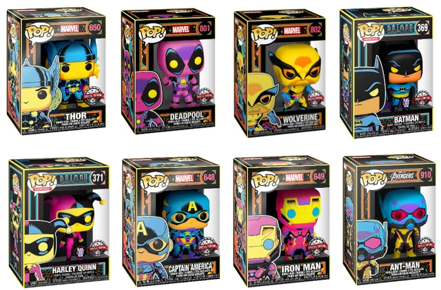 Figura De Vinilo Funko Pop! Colección Marvel Black Light Mcu | Cuotas
