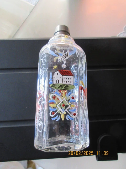 BOUTEILLE ANCIENNE VERRE soufflé 18eme antique black glass bottle Big pontil EUR 40,00 - FR