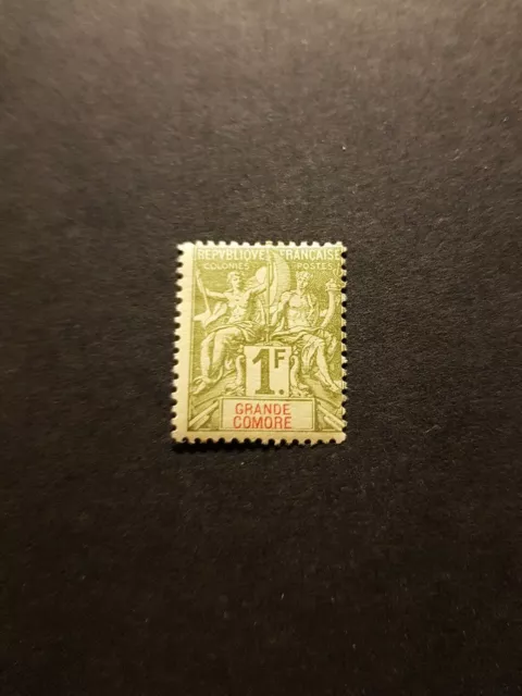 Briefmarke Frankreich Kolonie Groß Komoren N°13 Neu MH 1897 Wert